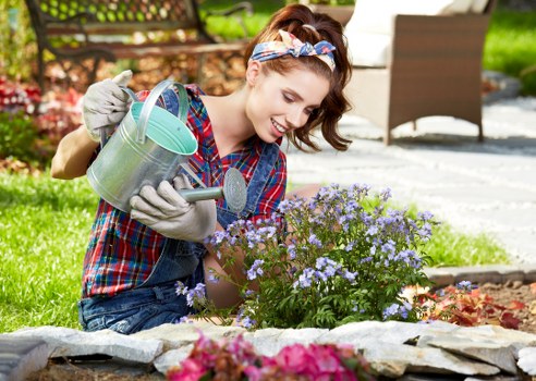 Enhanced curb appeal with modern garden design